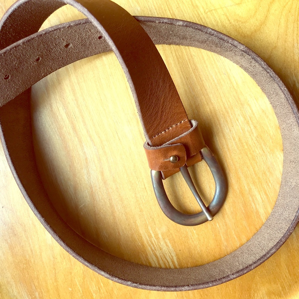 Leather belt
